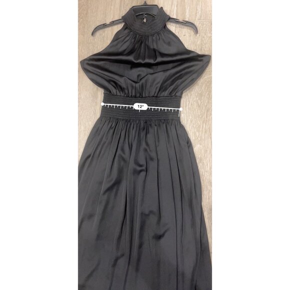 Ramy Brook Belle black Satin Hi/Low Midi Coctail Dress size S - Picture 8 of 10